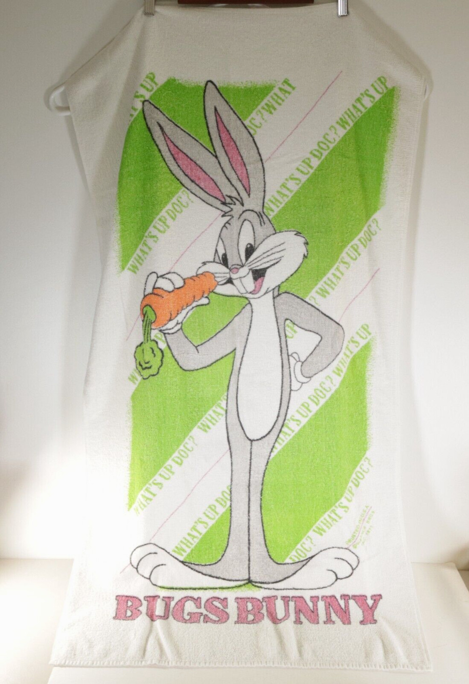 Vintage 1977 Bugs Bunny What's Up Doc Towel by Jay Franco - Luxury Towels